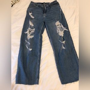 Hollister Ultra High Rise Dad Jean size 7R E